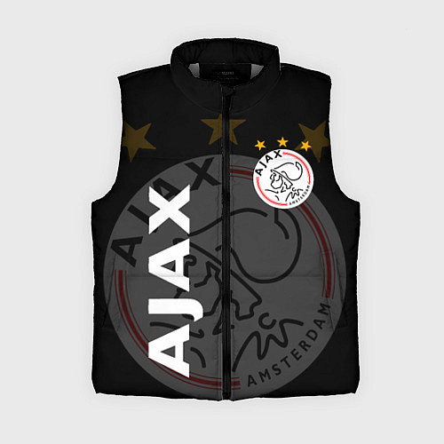 Женский жилет FC AJAX AMSTERDAM ФК АЯКС / 3D-Светло-серый – фото 1