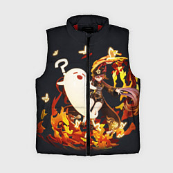 Женский жилет GENSHIN IMPACT HU TAO, цвет: 3D-красный