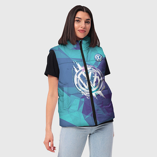 Женский жилет VOLKSWAGEN / 3D-Светло-серый – фото 3