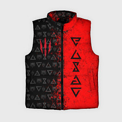 Женский жилет THE WITCHER 9, цвет: 3D-красный