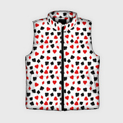 Женский жилет Карточные Масти