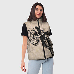 Женский жилет Эндуро Кросс, цвет: 3D-красный — фото 2