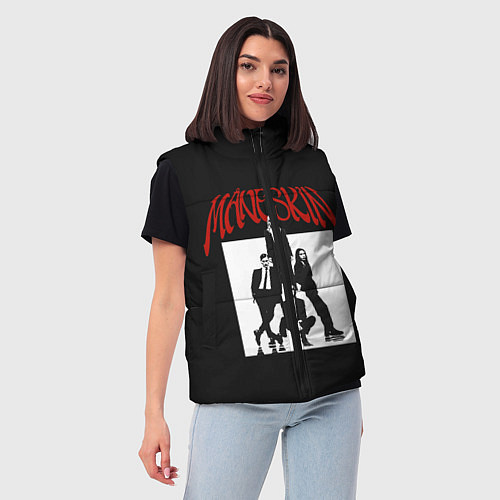 Женский жилет Maneskin Rock Band / 3D-Черный – фото 3