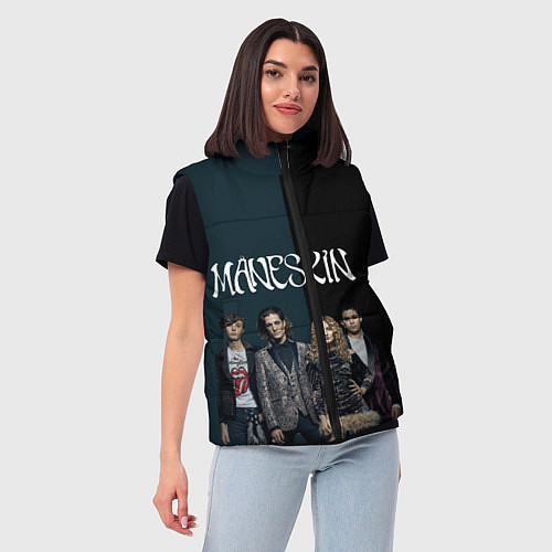 Женский жилет Maneskin New heroes / 3D-Красный – фото 3