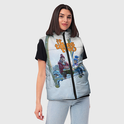 Женский жилет It Takes Two Коди и Мэй / 3D-Черный – фото 3