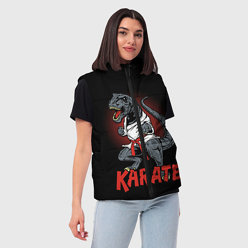 Женский жилет KARATE T-REX / 3D-Черный – фото 3