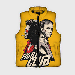 Женский жилет Бойцовский Клуб Три личности, цвет: 3D-черный