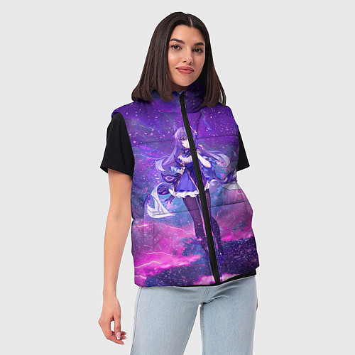 Женский жилет Genshin Impact Кэ Цин / 3D-Черный – фото 3