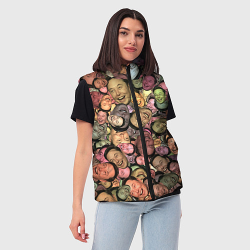 Женский жилет Как тебе такое, Илон Маск!? / 3D-Красный – фото 3