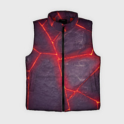Женский жилет ЛАВА ПОД ПЛИТОЙ, цвет: 3D-красный