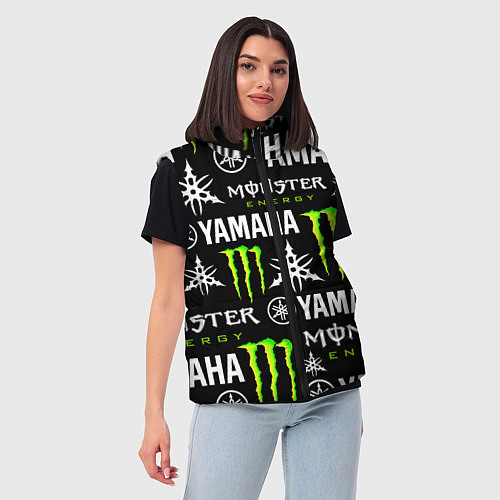 Женский жилет YAMAHA X MONSTER SPORT / 3D-Черный – фото 3