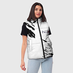 Женский жилет MASS EFFECT ПОСЛЕДНИЙ БОЙ БЕЛ, цвет: 3D-черный — фото 2