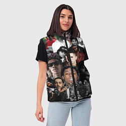 Женский жилет Короли Рэпа KING RAP, цвет: 3D-черный — фото 2