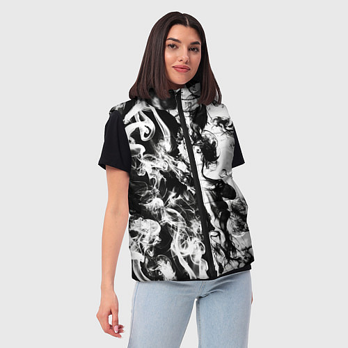 Женский жилет Dead water 3D Мертвая вода 3Д / 3D-Черный – фото 3