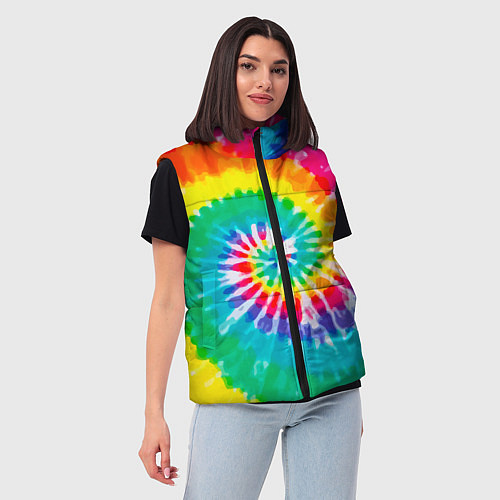Женский жилет Тай Дай / 3D-Черный – фото 3