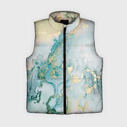 Женский жилет Абстрактный мрамор, цвет: 3D-светло-серый