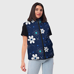 Женский жилет Ночная поляна, цвет: 3D-красный — фото 2