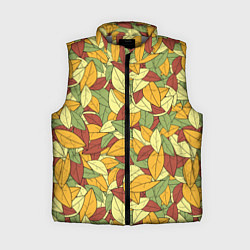 Женский жилет Яркие осенние листья