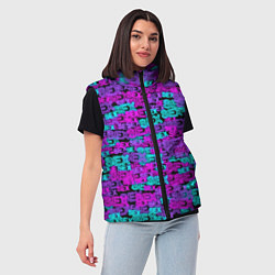 Женский жилет Neon SEX, цвет: 3D-красный — фото 2