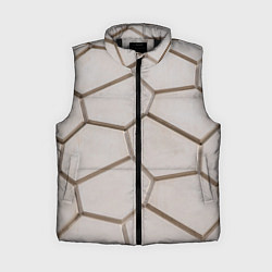 Женский жилет Ячейки, цвет: 3D-черный
