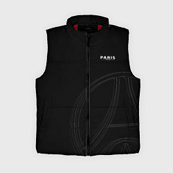 Женский жилет PSG Core Big Logo Black New 202223, цвет: 3D-красный