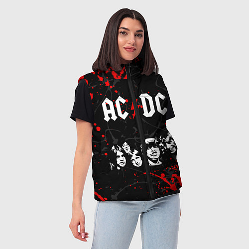 Женский жилет AC DC HIGHWAY TO HELL / 3D-Черный – фото 3