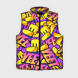 Женский жилет ROBLOX РОБЛОКС YEET, цвет: 3D-светло-серый