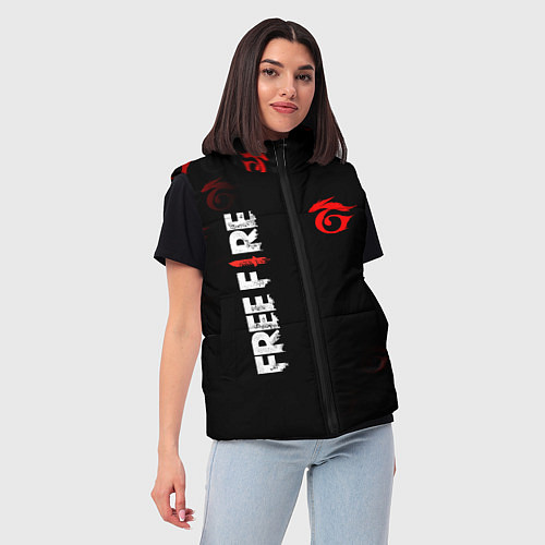Женский жилет GARENA FREE FIRE / 3D-Черный – фото 3