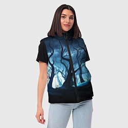 Женский жилет ДРЕМУЧИЙ ЛЕС, цвет: 3D-красный — фото 2