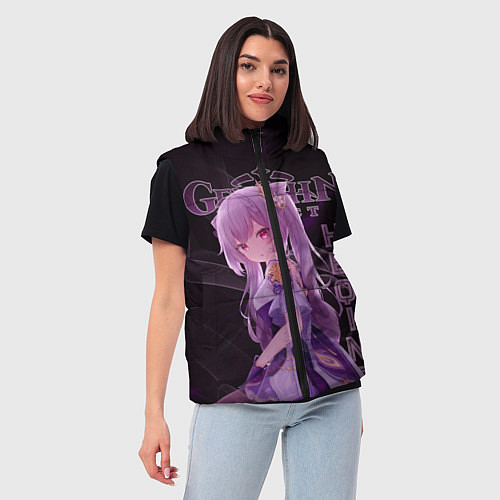 Женский жилет Кэ Цин Геншин Импакт / 3D-Красный – фото 3