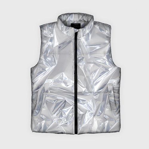 Женский жилет Голографичная фольга / 3D-Светло-серый – фото 1