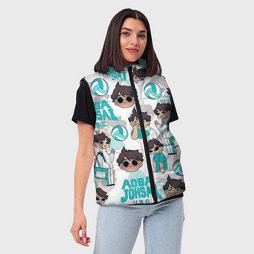 Женский жилет ТООРУ ОЙКАВА OIKAWA TORU / 3D-Черный – фото 3