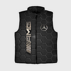 Женский жилет MERCEDES LOGO BRONZE, цвет: 3D-черный