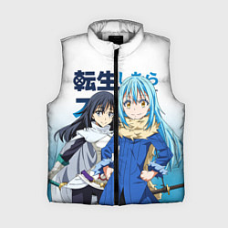 Женский жилет TenSura, Румиру и Сидзуэ, цвет: 3D-светло-серый