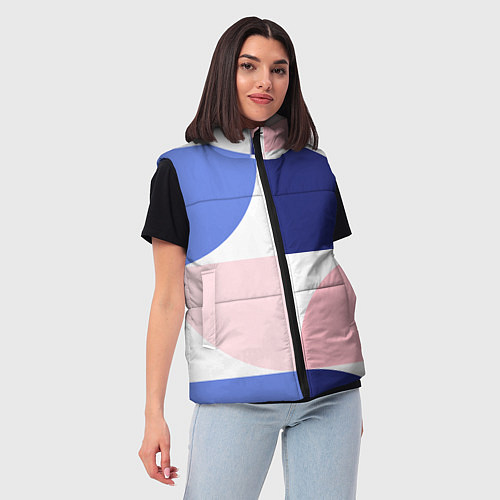 Женский жилет Узоры / 3D-Черный – фото 3