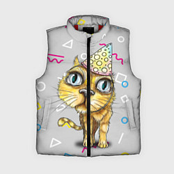 Женский жилет Котик, цвет: 3D-красный