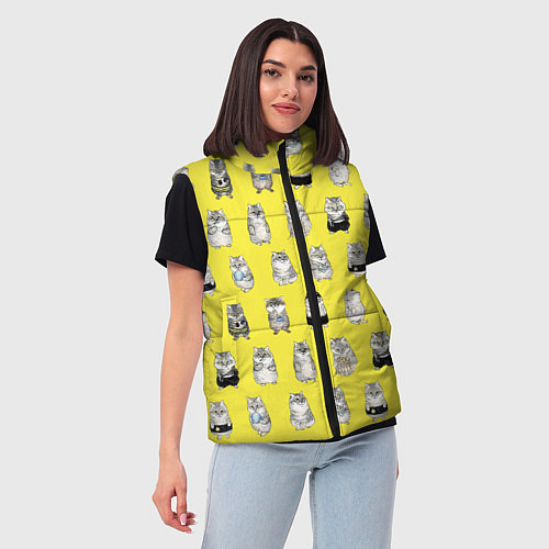 Женский жилет Я, Цусима / 3D-Черный – фото 3