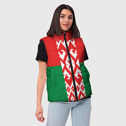 Женский жилет Белоруссия, цвет: 3D-черный — фото 2