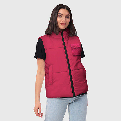 Женский жилет Карман / 3D-Светло-серый – фото 3