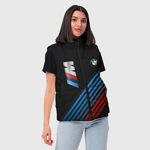 Женский жилет BMW STRIPE / 3D-Черный – фото 3