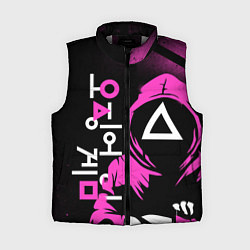 Женский жилет Игра в кальмара красные костюмы, цвет: 3D-светло-серый