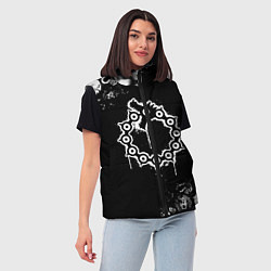 Женский жилет 7 СМЕРТНЫХ ГРЕХОВ МЕЛОДИАС СИМВОЛ ДРАКОН, цвет: 3D-черный — фото 2