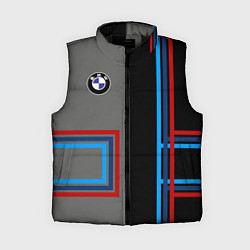 Женский жилет Автомобиль BMW БМВ, цвет: 3D-черный