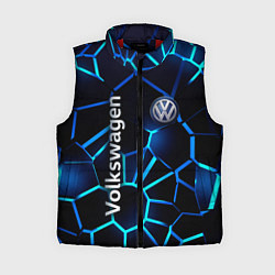 Женский жилет Фольксваген 3D плиты, цвет: 3D-красный