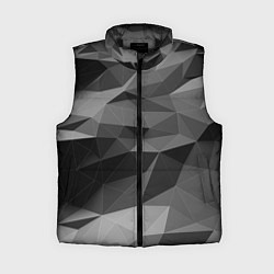 Женский жилет Чб абстракция