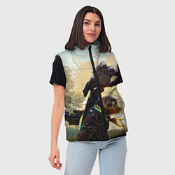 Женский жилет Biomutant Биомутант рука, цвет: 3D-черный — фото 2