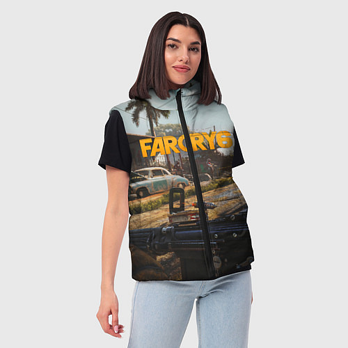 Женский жилет Far Cry 6 game art / 3D-Черный – фото 3