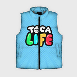 Женский жилет Toca Life: Logo, цвет: 3D-светло-серый