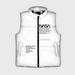 Женский жилет NASA БЕЛАЯ ФОРМА