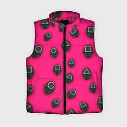 Женский жилет Игра в кальмара TКК, цвет: 3D-светло-серый